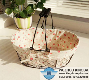 Vintage shopping baskets