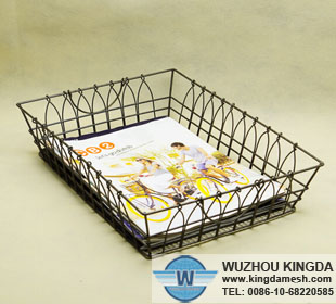 Wire letter trays