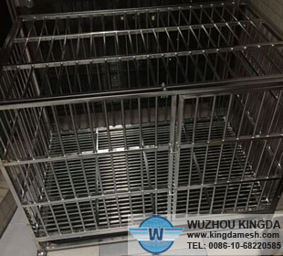 Stainless steel pet crate