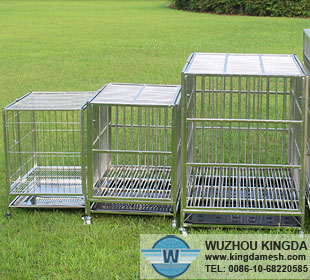 Stainless steel pet crate