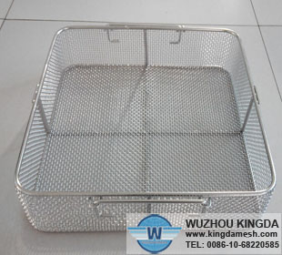 Industrial wire baskets