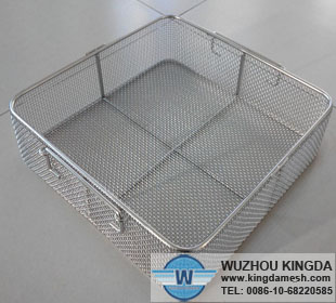 Industrial wire baskets