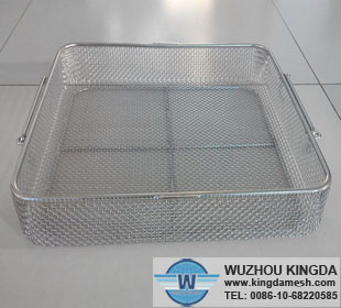 Industrial wire baskets