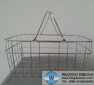 Stainless shopping baskets