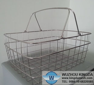 Stainless shopping baskets