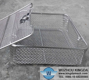 Screen mesh surgical washer trays