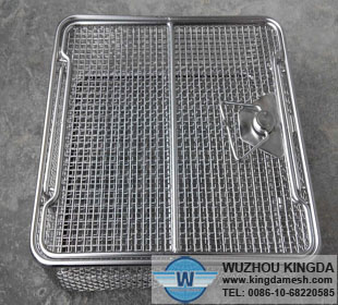 Screen mesh surgical washer trays