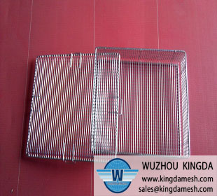 Stainless square antisepsis basket