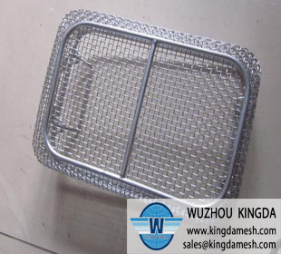 Stainless disinfection basket