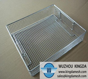 Stainless disinfection basket