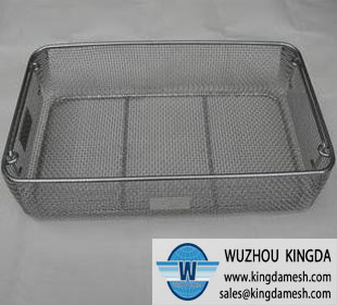 Stainless disinfection basket