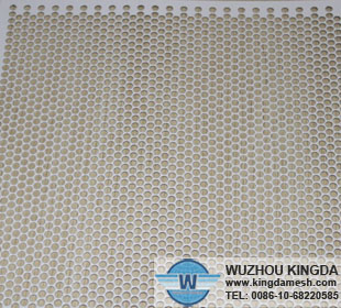 White deluxe perforated cloth