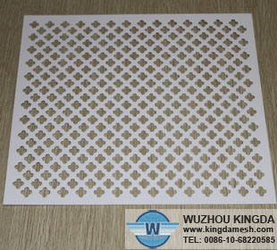 White deluxe perforated cloth