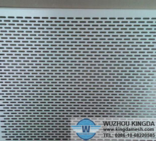 Powder coated perforated aluminum sheet