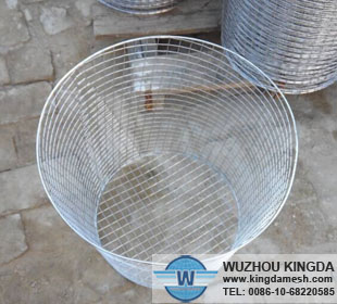 Large wire wastebaskets