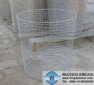 Large wire wastebaskets