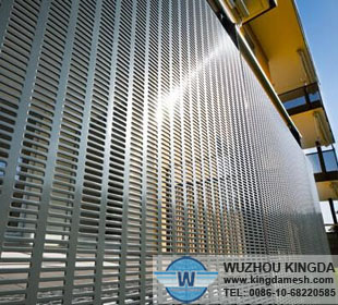 Perforated steel fencing