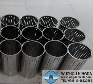 Perforated filter baskets