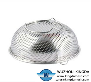 Perforated mesh basket