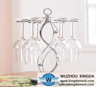 Red wine glass holder