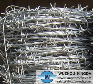 Steel galvanized barbed wire