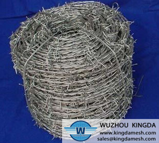 Steel galvanized barbed wire