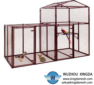 Wire mesh animal house