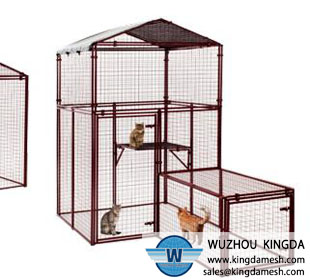 Wire mesh animal house