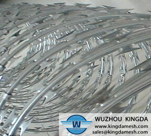 Metal razor wire