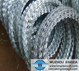 Metal razor wire