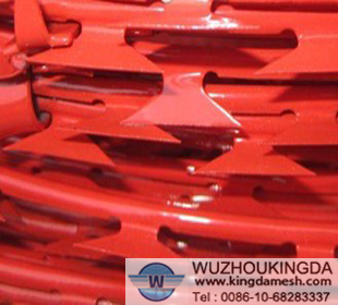 PVC Coated spiral barbed wire