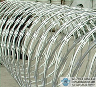 PVC Coated spiral barbed wire