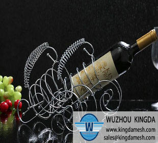 Stainless steel wire wine rack