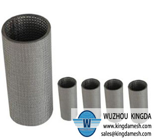 Sintered metal tube filter