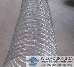 Stainless steel razor barbed mesh