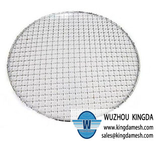 Barbecue round mesh