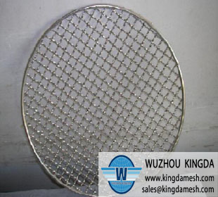 Barbecue round mesh