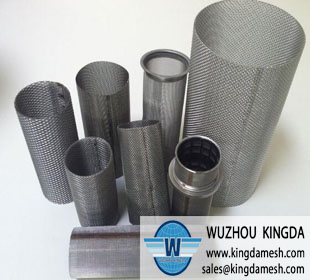 Metal mesh tube filter