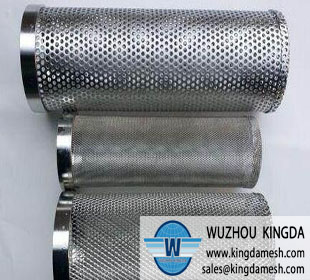 Metal mesh tube filter