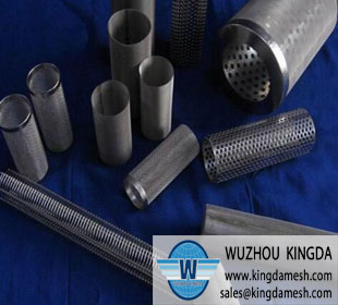 Metal mesh tube filter