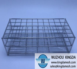 Stainless test tube rack