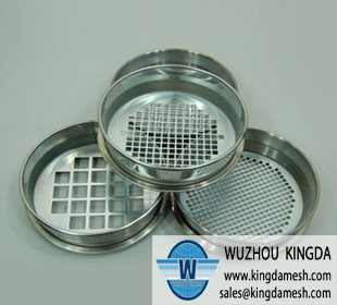 Wire mesh test sieve