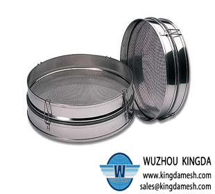 Wire mesh test sieve