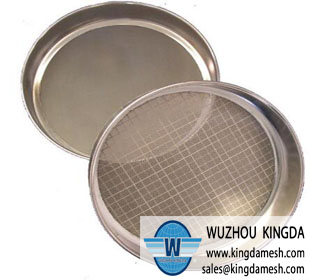 Wire mesh test sieve