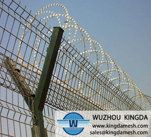 Razor wire for fence