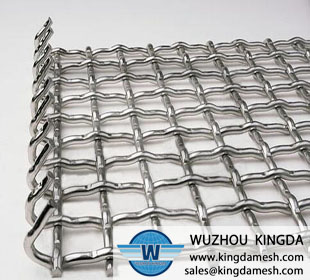 Crimped woven wire screen