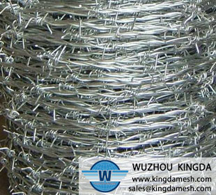 Barbed stainless steel wire mesh