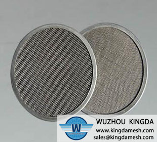 Stainless steel liquid filter disc