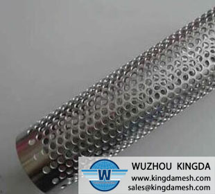 Stainless steel perforated metal pipe