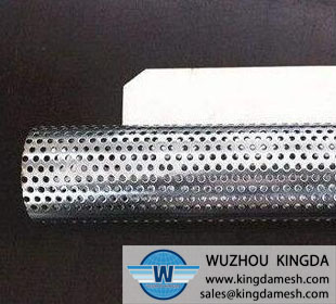 Stainless steel perforated metal pipe